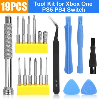 Repair Pry Screwdriver Kit Tool Set For PS5/4 Xbox One Controller Console Switch - Image 1 of 4