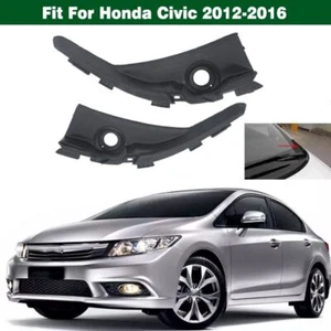 Pair Front Cowl Windshield Wiper Motor Panel End Cover For Honda Civic 2012-2016 - Picture 1 of 13