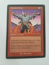 Granite Grip Magic the Gathering MTG Urza's Legacy Red Common
