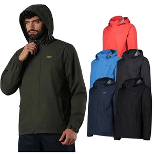CMP Mens Packable Waterproof Breathable Jacket Hood Taped Seams Hiking Full Zip - Picture 1 of 11