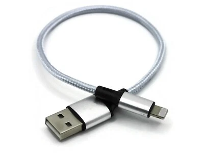 USB Fast Charging Cable – Short Cord for iPhone 14 13 12 11 Pro Max XR 8 7 6 - Image 1 of 4