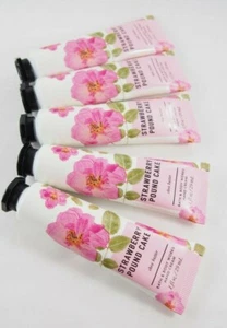 (10) Crema de manos Bath Body Works flor rosa fresa libra pastel karité 1 oz - Imagen 1 de 6