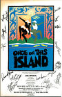 Once on This Island Window Card Musical Theater 18"x12" 