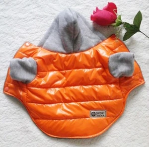 Hundebekleidung Hundejacke Hundemantel Winterjacke Regenmantel Orange XL Jacke - Bild 1 von 2