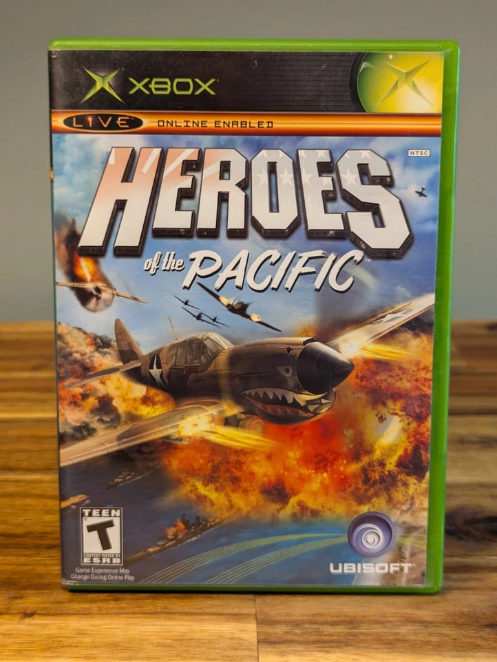 Xbox Heroes of the Pacific video game complete No Manual cleaned-TESTED! - Image 1 of 4