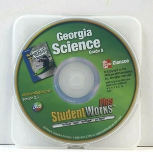 Glencoe Science Grade 8 Student Works Plus DVD-ROM National Geographic, Textbook - Picture 1 of 3
