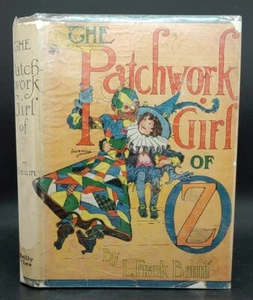 1913 THE PATCHWORK GIRL of OZ L Frank Baum John R Neill Illustrations HBDJ Exc!! - Imagen 1 de 23