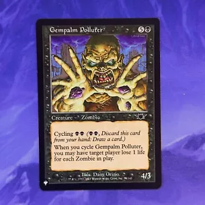 Gempalm Polluter THE LIST (Legions LGN 70) MTG Zombie Black Deck Karte Hashaton - Bild 1 von 2