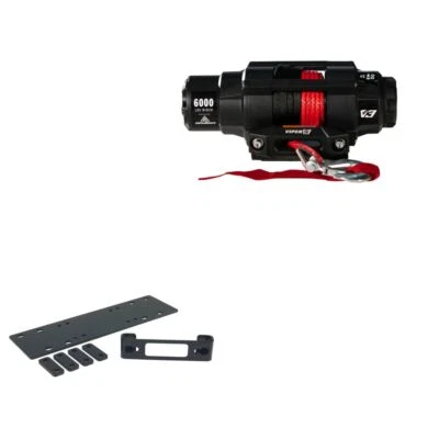 Cuerda roja de cabrestante Viper 6000 lb V3 con montaje para Honda Pioneer 1000-5 2016-2021 Foto 1 de 3