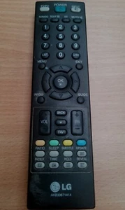 Genuine LG TV Remote Control - Black (AKB33871414) 1119 - Picture 1 of 6