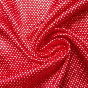 Silky Satin 58" Wide By Yards Soft Charmeuse Satin Fabric Small Polka Dots - Picture 1 of 19