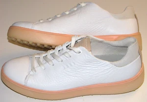 Ecco Tray DriTan HydroMax Waterproof Leather Golf Shoes sz 8M, 39 Euro - Picture 1 of 6