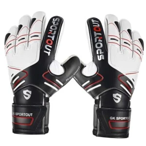 Youth&Adult Goalie Goalkeeper Gloves,Strong Grip for The Toughest 8 Black - Picture 1 of 7