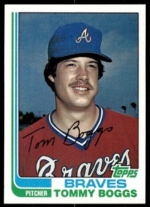 1982 Fleer Tommy Boggs Atlanta Braves #61