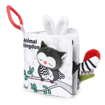 VICLOON Stoffbuch für Babys Babybuch Knisterbuch Baby ab 0 Monate Interaktives Bilde...