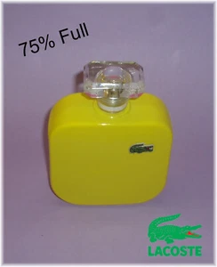 Lacoste Eau de Lacoste Jaune - Optimistic for Men EDT Spray 5.9 oz. 75% Full - Picture 1 of 1