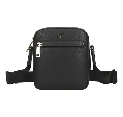 BOSS Bandolera Hombre Reporter Bag En Similpelle RAY_NS ZIP 50536475 Color Negro - Imagen 1 de 4