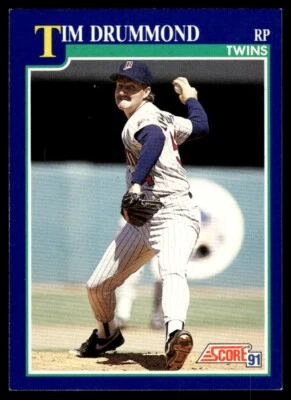 1991 Score #76 Tim Drummond Minnesota Twins - Image 1 of 2