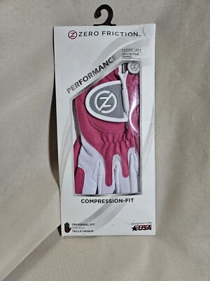 Womens Gloves Pink/White Zero Friction  - Image 1 of 2