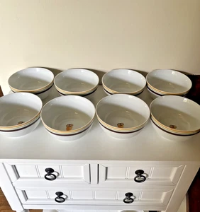 Lot of 8 Rachael Ray Little Hoot Bowls – Discontinued Autumn Owl Porcelain Soup - Picture 1 of 10