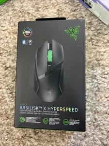 New Razer Basilisk V3 X HyperSpeed Customizable Wireless Gaming Mouse Black - Picture 1 of 2