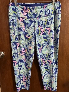 Leggings cortos Lilly Pulitzer para mujer XXL de lujo tiro alto fin de semana - Imagen 1 de 8