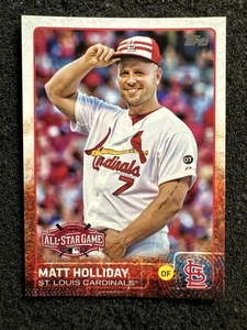 MATT HOLLIDAY #US177 2015 Topps Actualización Serie CANTIDAD Cardenales de San Luis - Imagen 1 de 2