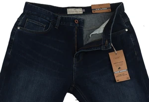 Blaue Slim Tapered NEXT Herrenjeans Größe 34 Regular UVP 30£ zz - Bild 1 von 8