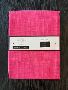 Tabitha Webb Pflegeleichte Indoor/Outdoor Tischdecke Hot Pink 70 Zoll Rund - NEU (2) - Bild 1 von 4