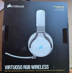 Casque gaming Corsair Virtuoso - Blanc (CA9011186EU) - Photo 1/4