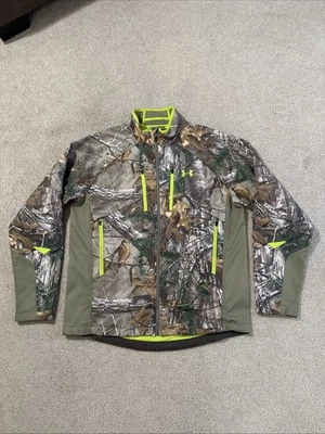 Under Armour Scent Control Infrared Storm2 Camo Softshell Jacket Realtree Large - Image 1 of 4