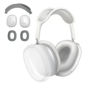 Ensemble coussinet silicone + coque TPU pour Airpod Max, gris - Bild 1 von 7