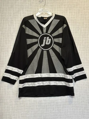 Joe 拳击曲棍球球衣网眼 90 年代 Y2K Rave Nu 金属街头服饰中号 — 第 1/4 张图片