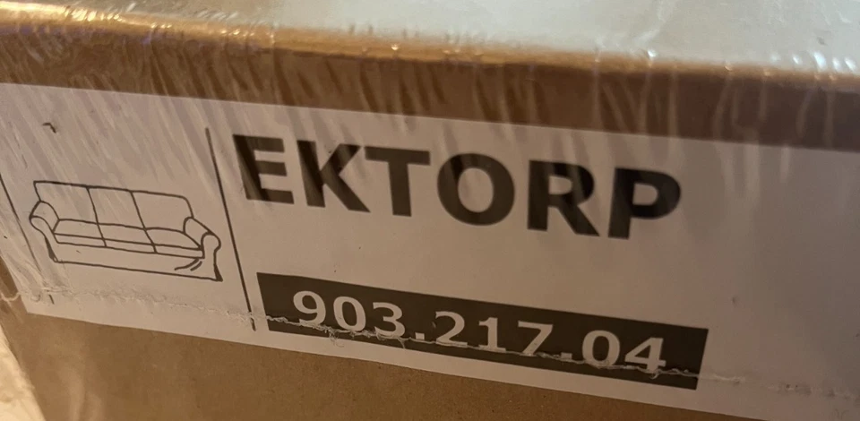 Ikea EKTORP 3-Seat Sofa (NOT Loveseat) COVER Lofallet Beige - Complete Set - NEW - Image 1 of 3