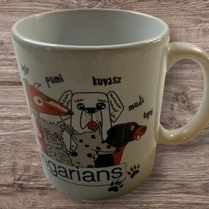 Haarige Ungarn Kaffeebecher Ungarische Hunderassen Vizsla Puli etc Souvenir Tasse - Bild 1 von 12