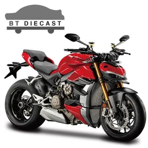 NEW RAY 2016 DUCATI SUPERNAKED V4S BIKE MOTORCYCLE 1/12 RED 58273 - Picture 1 of 2