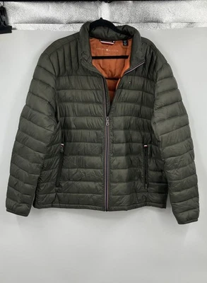 Chaqueta acolchada verde Tommy Hilfiger talla XXL para mujer Foto 1 de 4