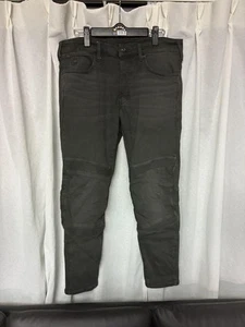 G Star Slim Fit Green Denim with Knee Patch Stretch Used - Picture 1 of 5