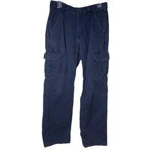Carhartt Hose Herren 31x32 Blau Flame Resistant Rugged Flex Canvas Cargo Relaxed - Bild 1 von 14