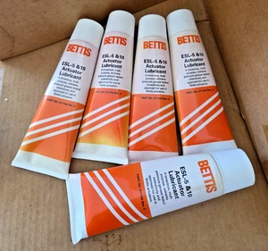 Lot of 5 Bettis ESL-5&10 Actuator Lubricant P/N 071164 REV.C Made in the USA - Picture 1 of 5