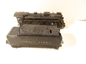 LIONEL POST-WAR TRAINS - EARLY 2026 STEAM LOCO W/WHISTLE TENDER-027- S28 - Picture 1 of 11