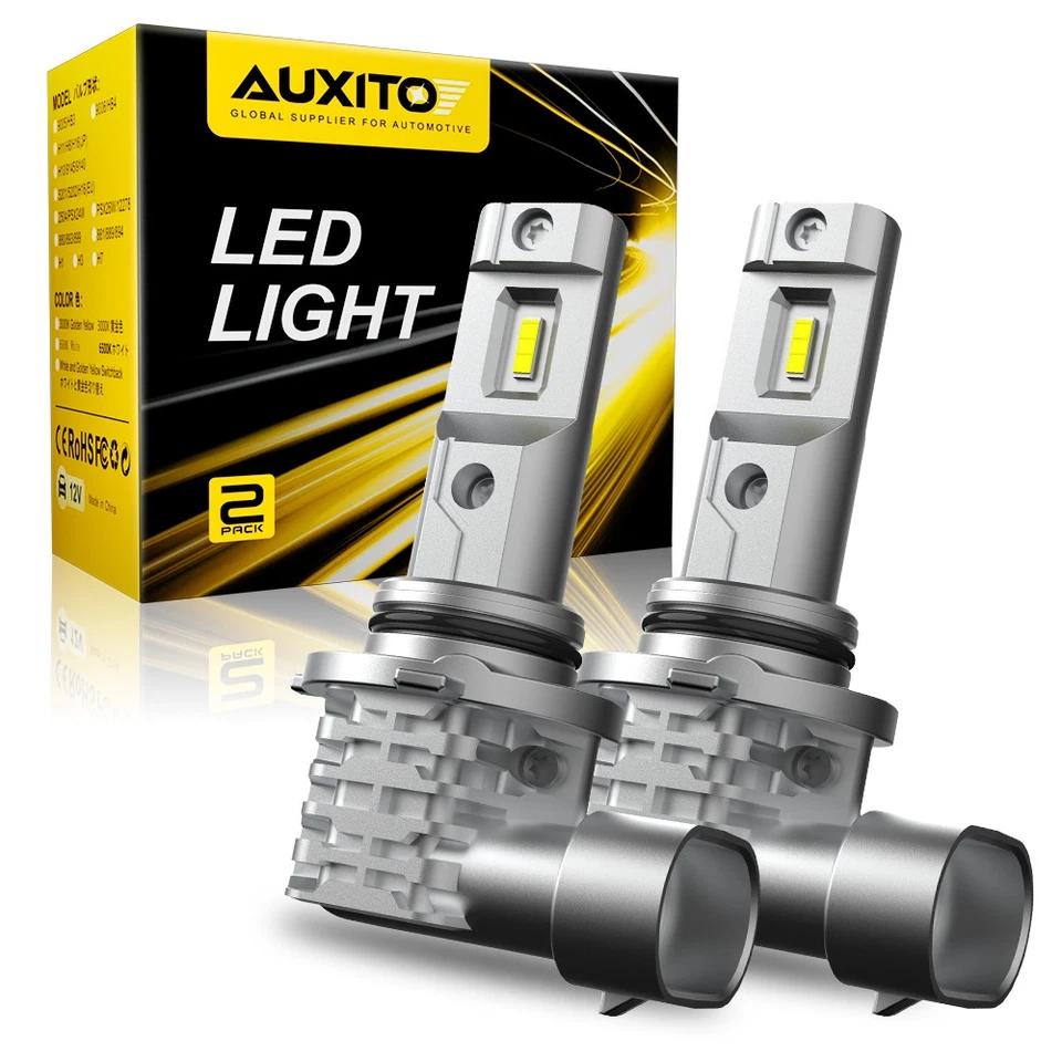 AUXITO 9006 LED Headlight Bulbs Conversion Low Beam White Super Bright 2/4/6/8X - Изображение 1 из 4