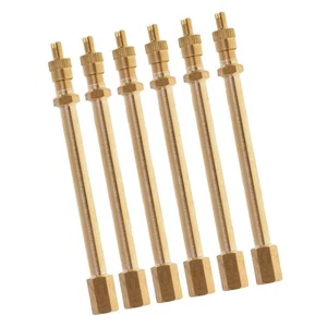 6 Pieces Tire Valve Extension Stem Extender For Car Truck RV Bike SUV 100mm - Picture 1 of 10