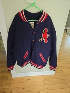 ST. LOUIS CARDINALS VINTAGE MITCHELL & NESS WOOL JACKET 1940 #9 ENOS SLAUGHTER - Picture 1 of 15
