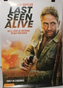 ZP0111 Last Seen Alive Aust 2sided 1010x680 movie poster starring Gerard Butler - Picture 1 of 2