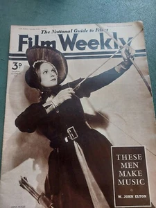 Vintage FILM WEEKLY Magazine 15 OCTOBER 1938 A Neagle Ronald Colman Vivien Leigh - Picture 1 of 8