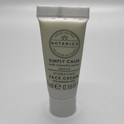 Crema facial hidratante BOTANICS Simply Calm with Cannabi Sativa Seed Oil 0,16 oz Foto 1 de 4