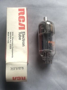 Nuovo Vecchio Stock RCA 6LQ6 BLACK PLATE Tubo Ham Radio Trasmettitore Amplificatore 1969 - Foto 1 di 14