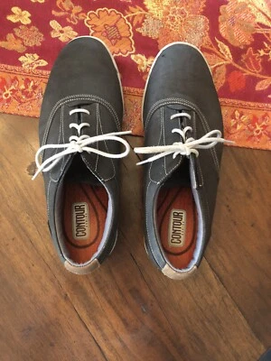 Zapatos de golf FOOTJOY Contour Series azul marino con clavos suaves para hombre • 11 W Foto 1 de 4