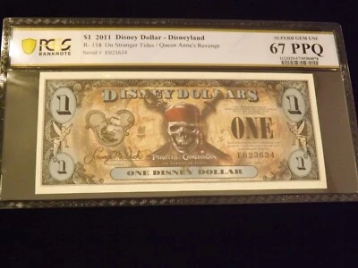 2011      $1          PIRATES OF THE CARIBBEAN            PCGS  67 PPQ - Image 1 of 2